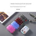 Miniatyrbilde 5 av 10: 2 STK 12 Grid Pill Box Daily Pill Case HVIT White