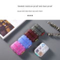 Miniatyrbillede 5 af 10: 2 STK 12 Grid Pill Box Daily Pille Etui HVID White