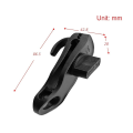 Miniatyrbilde 3 av 10: 2stk Tarp Clips Vindtett Clip Hook SORT Black