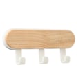 Miniatyrbillede 1 af 10: Trækroge Vægbøjler Kroge HVID 3 KROGE 3 KROGE White 3 hooks-3 hooks