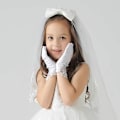 Miniatyrbild 5 av 8: Bröllopshandskar Princess Handskar 4-7 ÅR 4-7 years old