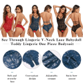 Miniatyrbild 8 av 10: Lace Bodys Underkläder Nattkläder-Underkläder BLUE M blue M