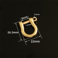 Miniatyrbilde 7 av 10: Karabinkrok D buestifter 9MMSTYLE 2 STIL 2 9mmStyle 2