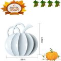Pikkukuva 2 / 7: 12 kpl Thanksgiving Lautasliina Sormukset Pumpkin Lautasliinapidike Metalli