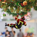 Miniatyrbilde 7 av 9: 2 stk Firefighter Pendant Bilanheng nøkkelring C C C
