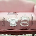 Miniatyrbillede 4 af 10: Dukkehus Dessertstativ Dim Sum Fad DIM SUM FAD DIM SUM FAD dim sum dish