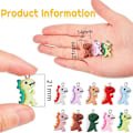 Miniatyrbillede 2 af 7: Dinosaur Pendant Small Dinosaur Charms Pendant
