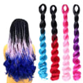 Miniatyrbillede 9 af 10: Fletninger Hair Extensions Bulk 3 3 3