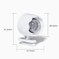 Miniatyrbilde 2 av 9: For Croc Frontlykter Hole Shoe Lommelykt HVIT White