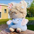 Miniatyrbilde 5 av 9: Dukkeklær Elefant susendebukse ROSA pink