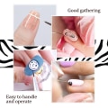 Pikkukuva 6 / 10: 8 kpl Nail Art Brush Geelkynsiharjat Wire Drawing Pen 8PCS