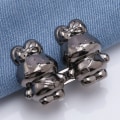 Miniatyrbillede 1 af 10: 2 stk. buksetaljestrammer taljeknap SORT-2STK SORT-2STK Black-2pcs