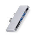 Miniatyrbild 2 av 11: Microsoft Surface Pro 7 -telakointiasemalle USB 3.0 HUB Silver