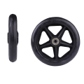 Miniatyrbillede 1 af 10: Shoppin Cart Wheels Solid Tire Wheel SORT 6INCH Black 6inch