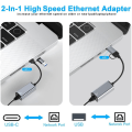 Pikkukuva 2 / 10: Ethernet-sovitin USB Type-C -verkkokortti 100 MBPS 100 MBPS 100Mbps
