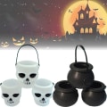 Miniatyrbillede 10 af 10: 6/12 STK Halloween slikkrukke Heksepotte 2-6 STK 2-6 STK 2-6PCS