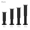 Miniatyrbillede 3 af 10: Møbelhjul Fodben SORT 8CM Black 8cm