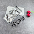 Miniatyrbillede 5 af 8: 30 stykker Mini Cookie Cutter Små Cookie Forme 3D Cutter
