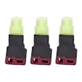 Miniatyrbillede 1 af 10: 3 stk T Plug Into Mini til Tamiya Plug Adapter Connector T PLUG T Plug Female