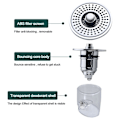 Miniatyrbilde 8 av 10: Avløpsstopper for servant Pop-Up Bounce Core Sink Sil