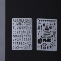 Miniatyrbillede 9 af 10: 20 stk Graffiti hul skabelon Eksplosionsboks Tema DIALOG DIALOG Dialog