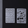 Pikkukuva 9 / 10: 20 kpl Graffiti Hollow Template Explosion Box Theme ALFANUMERIC Alphanumeric