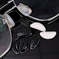 Miniatyrbillede 6 af 10: 10 par næsestøttebriller Næsepuder D STYLE-SORT D D Style-Black