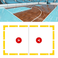 Pikkukuva 4 / 10: Tennispistemerkintäkulman pyöreä Maamerkki SUORIKULMIO NELIKULMIO Rectangle