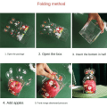 Miniatyrbilde 2 av 10: 5 stk julegaveeske juleepleboks C C C