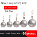 Miniatyrbilde 4 av 10: 5/10STK Fiskeblysinker Fiskevektsink 20pcscylinder-3.5g