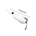 Pikkukuva 5 / 10: 2kpl Umpan Katak Fishing Frog Lure Topwater Frog Lures RED red 6.5cm2pcs-2pcs
