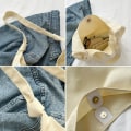 Miniatyrbillede 7 af 10: Canvas Tote Taske SORT black