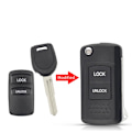 Miniatyrbilde 1 av 9: Remote Key Shell Case Fob Case VENSTRE BLAD VENSTRE KLING Left Blade