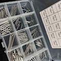 Miniatyrbillede 6 af 6: 150 stk Fastener Fitting Pin Split Split Clip Hårnål U Form