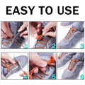 Miniatyrbilde 6 av 10: 3 Par Sneaker Shoelaces Skolisser RØD red