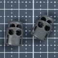 Miniatyrbillede 4 af 9: 4 stk. Tactical Cord Lock Toggle Stopper SORT Black