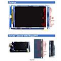 Miniatyrbillede 5 af 7: 3,5" TFT LCD Display Touch Panel LCD Touch Screen Shield