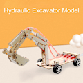 Miniatyrbillede 7 af 10: Gravemaskine Køretøjslegetøj Hydraulisk gravemaskine Model C C C