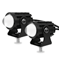 Miniatyrbillede 4 af 10: 1/2 STK LED Forlygte Motorcykel Køre Spotlight 2 STK 2 STK 2pcs