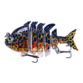 Miniatyrbilde 10 av 10: Multi Section Fishing lokke Minnow Bait 2 2 2