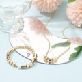 Miniatyrbilde 4 av 6: 50 stk Søyle Bail Beads Slide Charm Carrier Hanger Links Kausjon