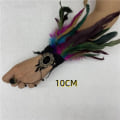 Pikkukuva 2 / 6: Gothic Feather Gloves Pitsikäsineet MUSTA Black