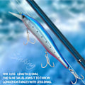 Miniatyrbilde 3 av 10: synkende Minnow Baits fiskekroker C C C