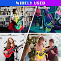 Miniatyrbild 10 av 10: 6 st uppblåsbar gitarr rockgitarrleksak RANDOM COLORB B Random ColorB