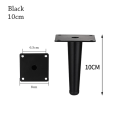 Pikkukuva 1 / 10: Huonekalut Pyörät Jalat MUSTA 10cm Black 10cm