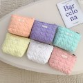 Miniatyrbillede 6 af 10: Quiltet makeuptaske Rejsetoilettaske HVID white