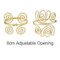 Miniatyrbillede 3 af 10: Armarmarm Armkæde GULD STYLE-2 STYLE-2 Gold Style-2-Style-2