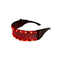 Pikkukuva 6 / 6: LED-lasit Valolasit PUNAINEN Red