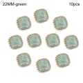 Miniatyrbild 1 av 10: 10st Klädknappar Skjortknappar GRÖN 22MM10ST 10ST green 22MM10pcs-10pcs