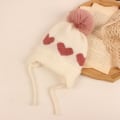 Miniatyrbillede 1 af 10: Strikket Hue Børne Beanie Hue HVID White
